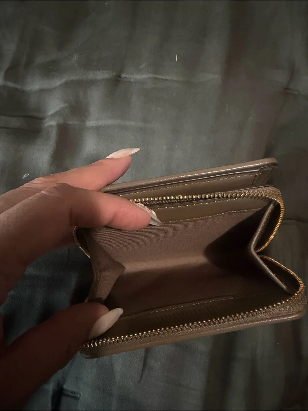 Tory Burch compact brown